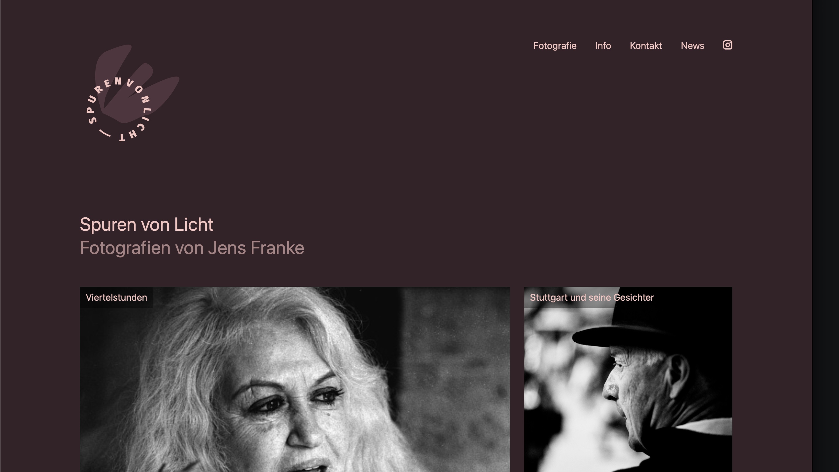 Spuren von Licht Fotografie